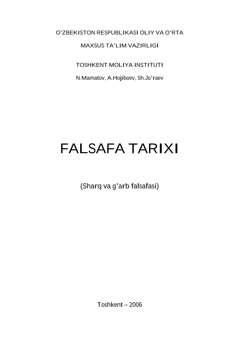 Falsafa tarixi