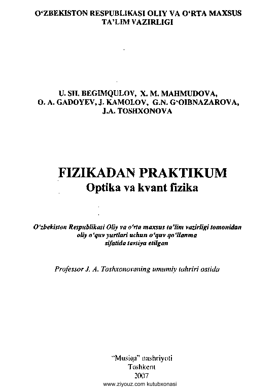 Fizikadan praktikum