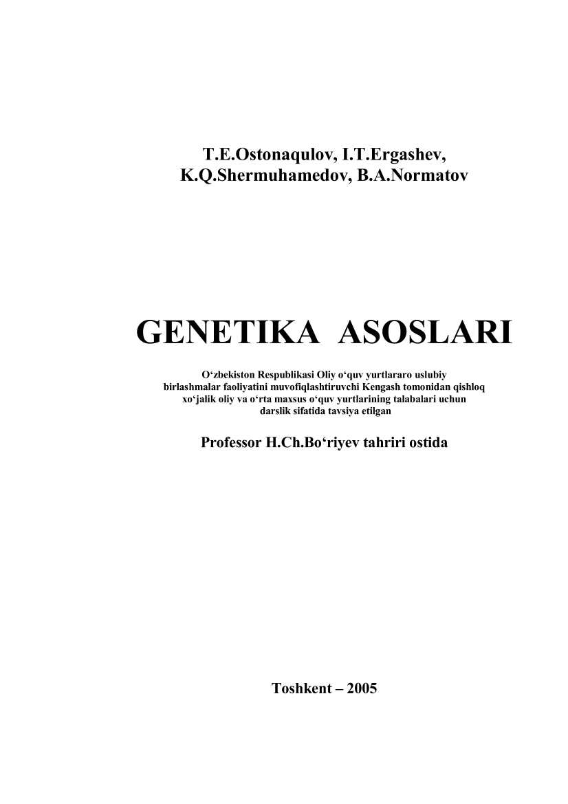 Genetika asoslari