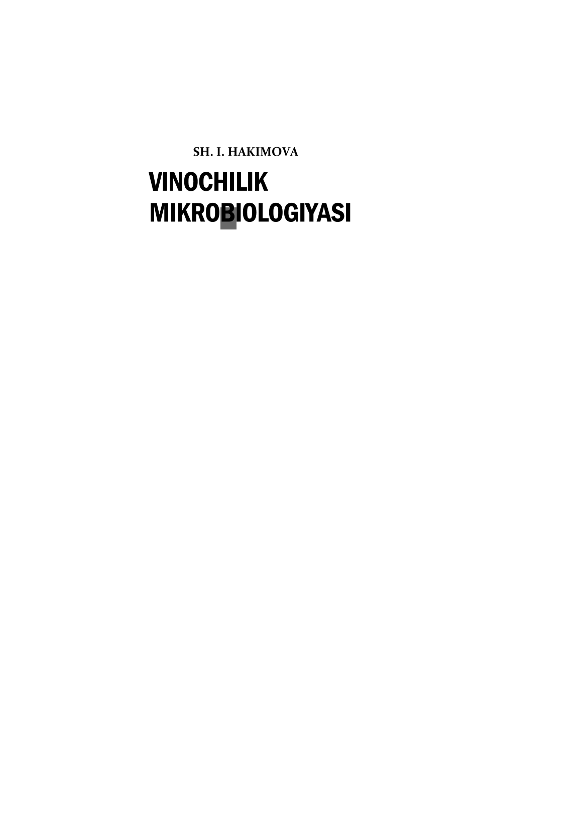 Vinochilik mikrobiologiyasi