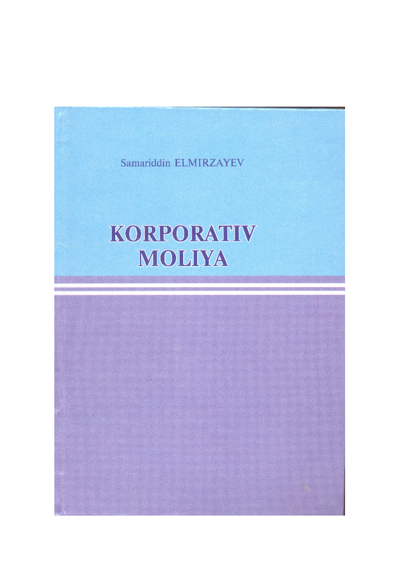 Korporativ moliya