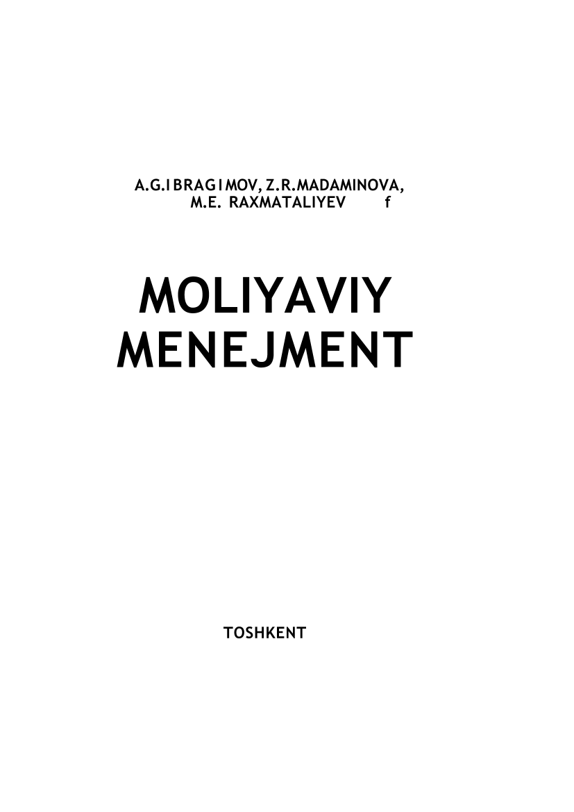 Moliyaviy menejment