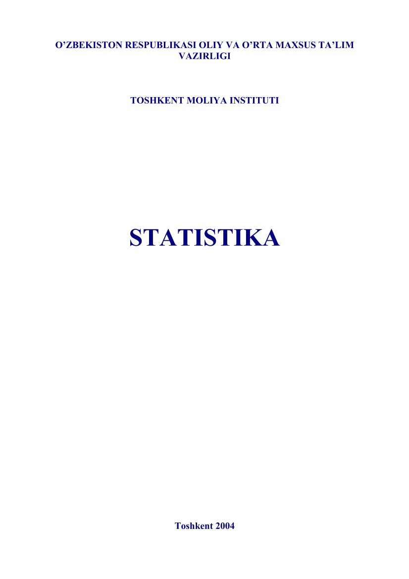 Statistika