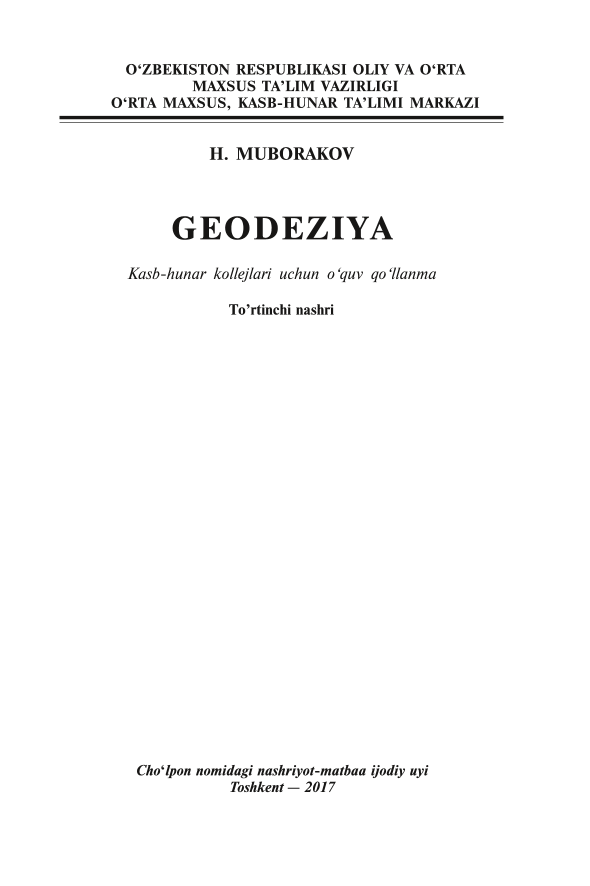 Geodeziya