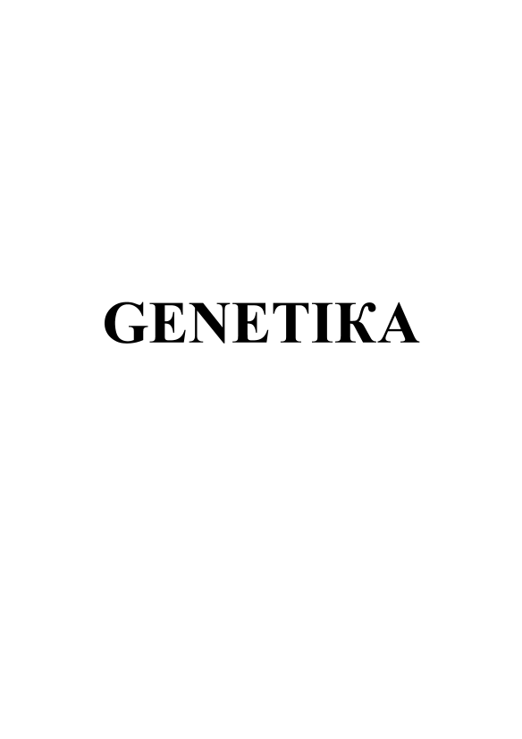 Genetika (1)