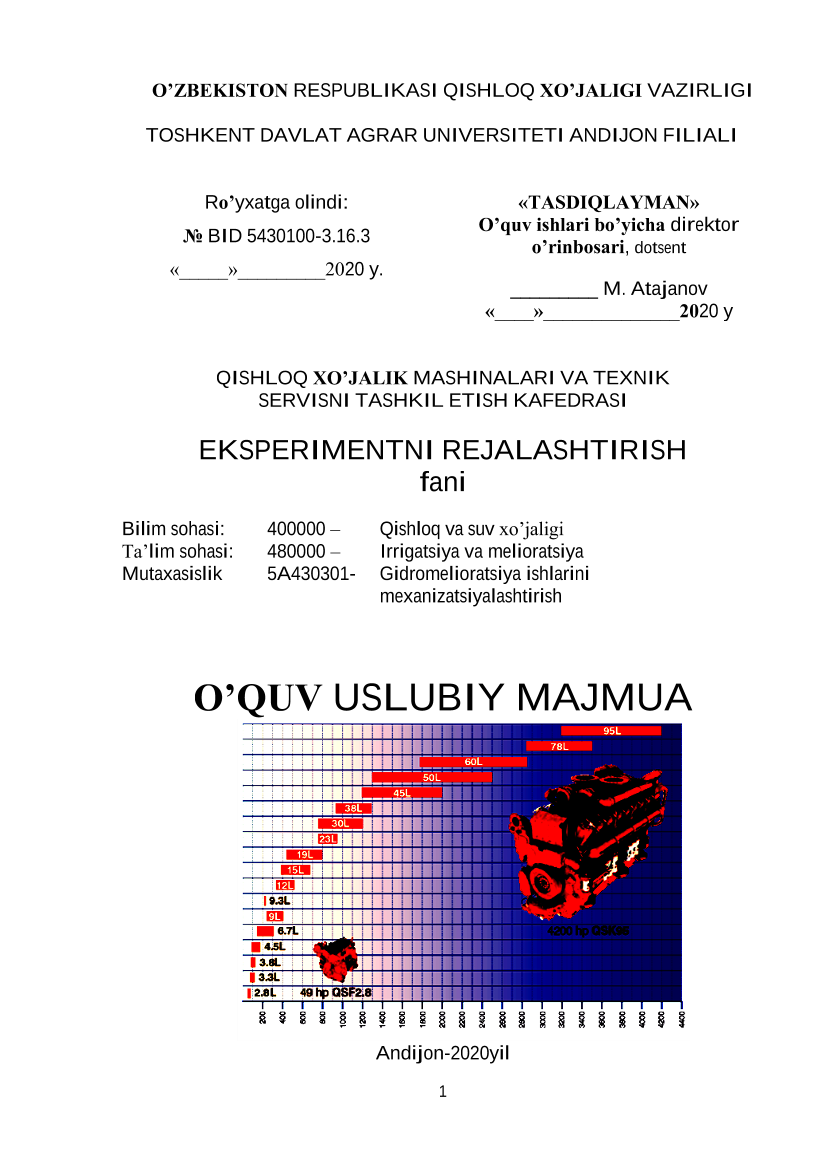 Eksprementni rejalashtirish