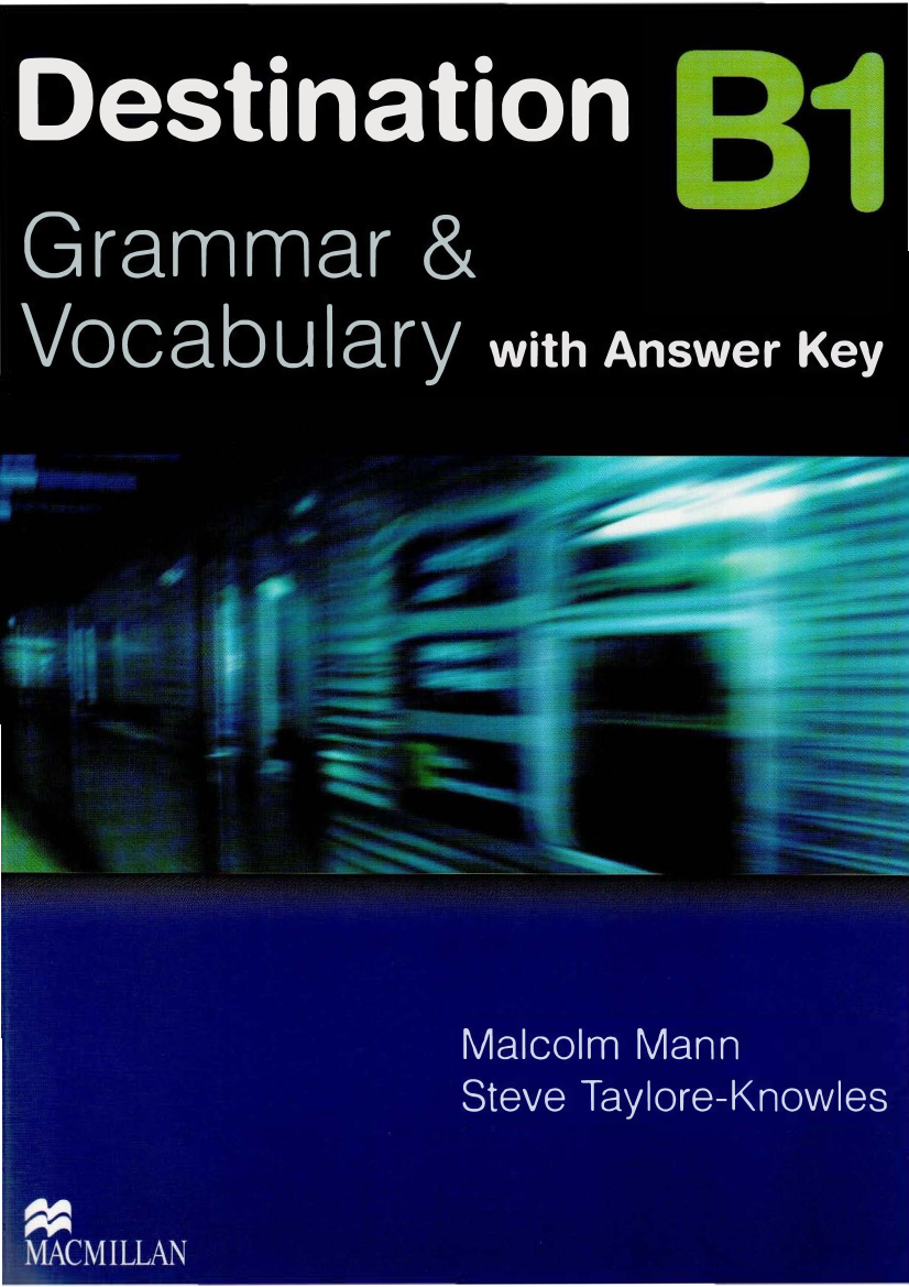 Destination B1 Grammar & Vocabulary with Answef Key