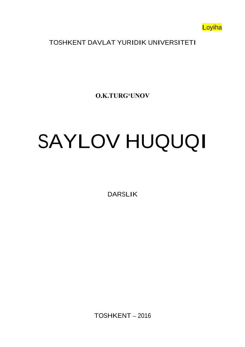 Saylov huquqi