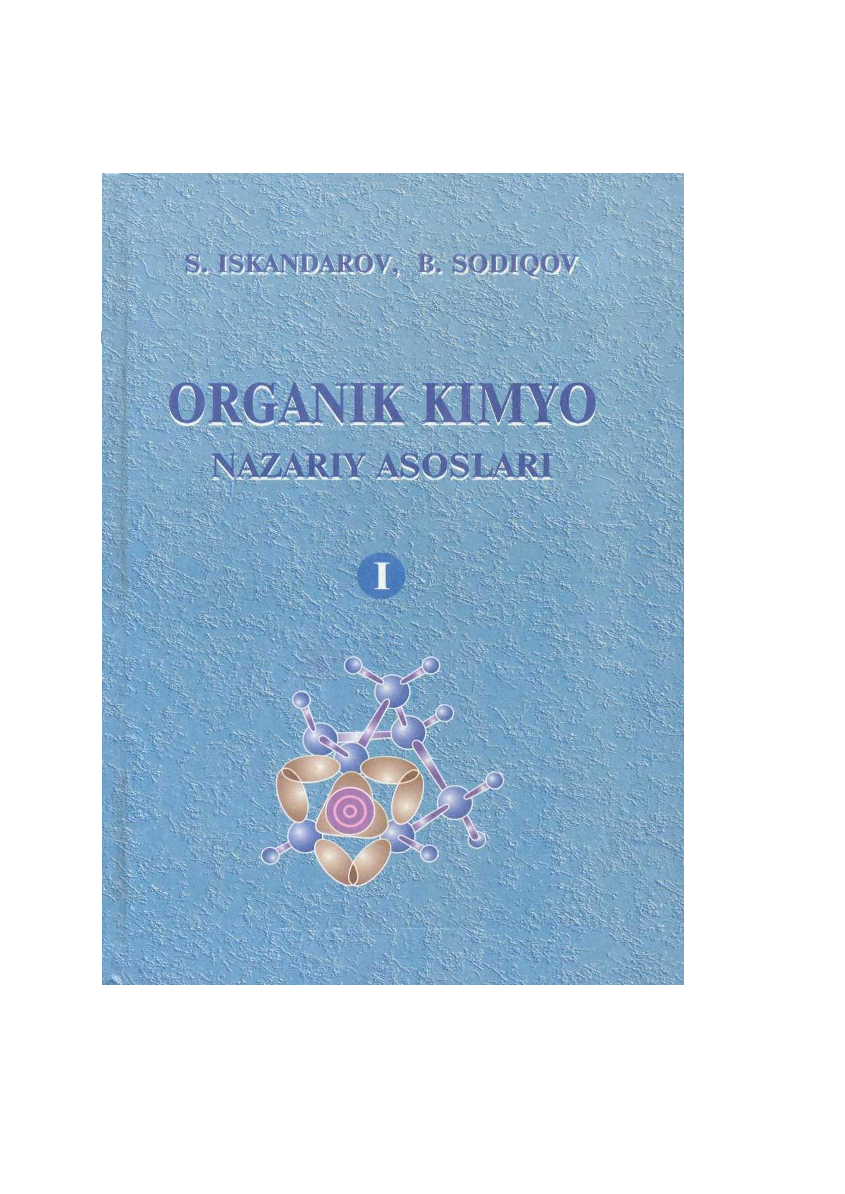 Organik kimyo nazariy asolari I qism