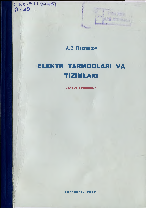 Elektr tarmoqlari va tizimlari