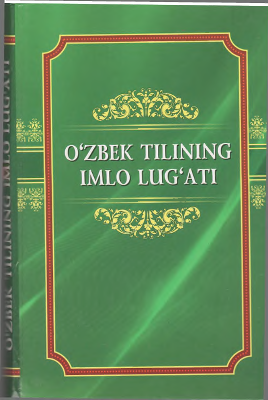 O`zbek tilining imlo lug`ati