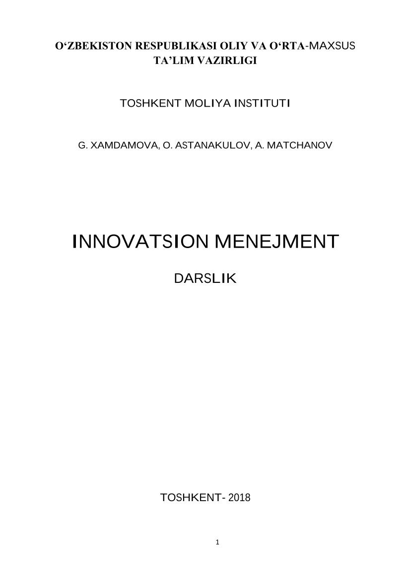 Innovatsion menejment