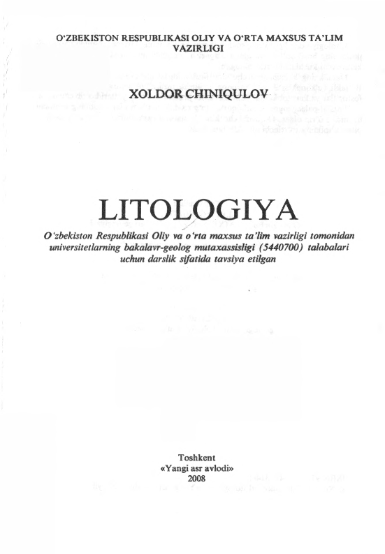 Litologiya