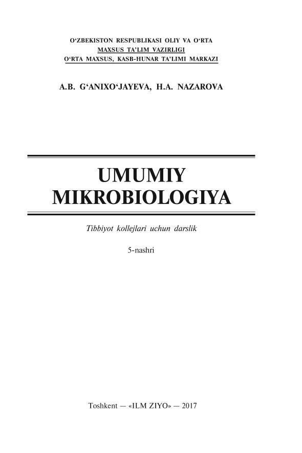 Umumiy mikrobiologiya