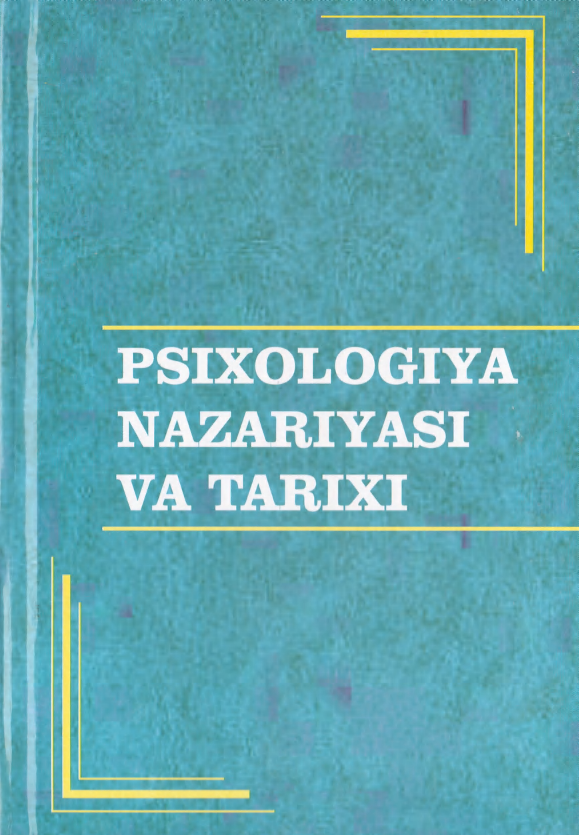 Psixologiya nazariyasi va tarixi