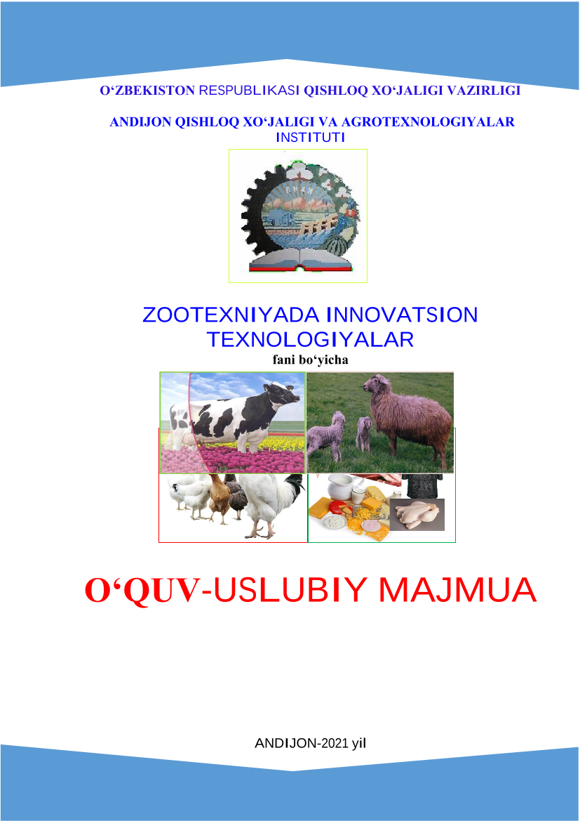 Zootexniyada innovotsiyon texnologyalar