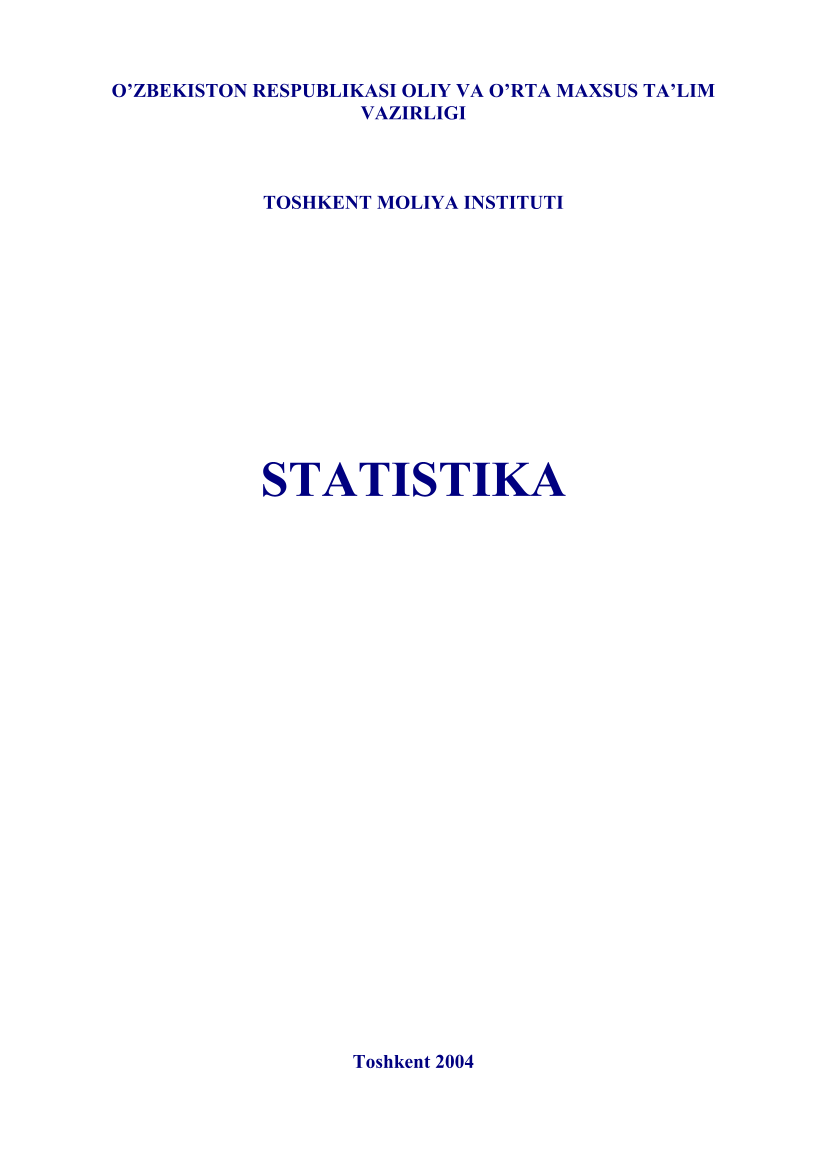 Statistika