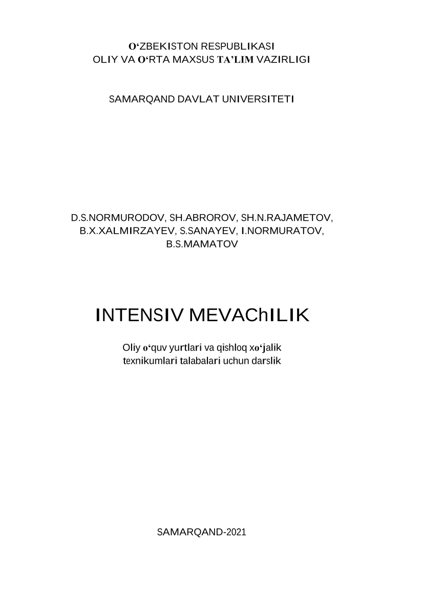 Intensiv mevaxhilik