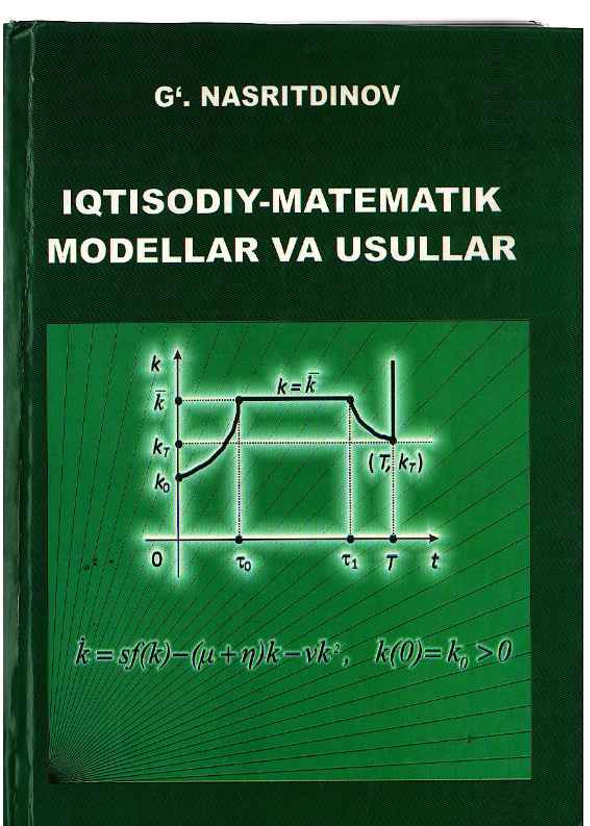 Iqtisodiy-matematik modellar va usullar