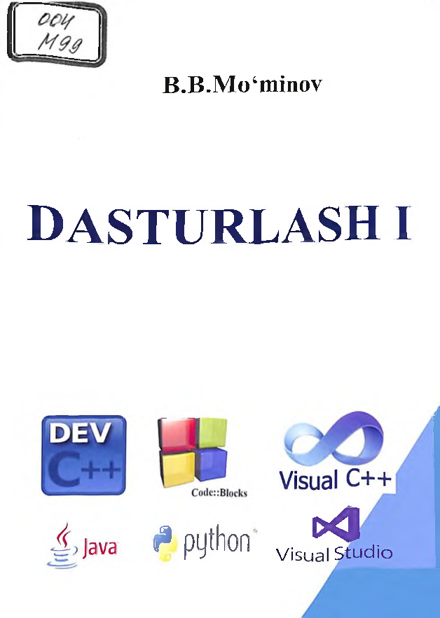  Dasturlash I. 
