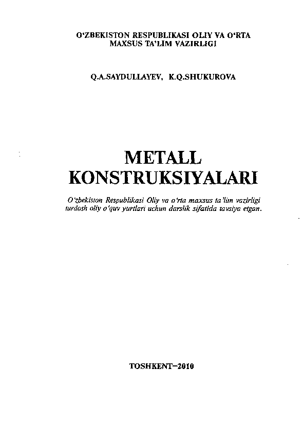 Metal konstruksiyalari