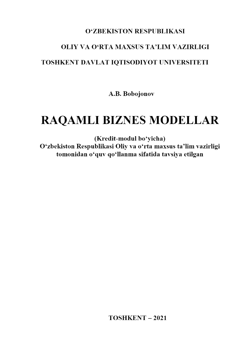 Raqamli biznes modellar