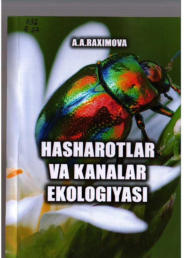 Hashoratlar va kanalar ekologiyasi