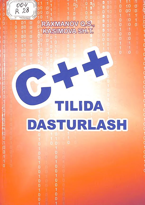  C++ tilida dasturlash