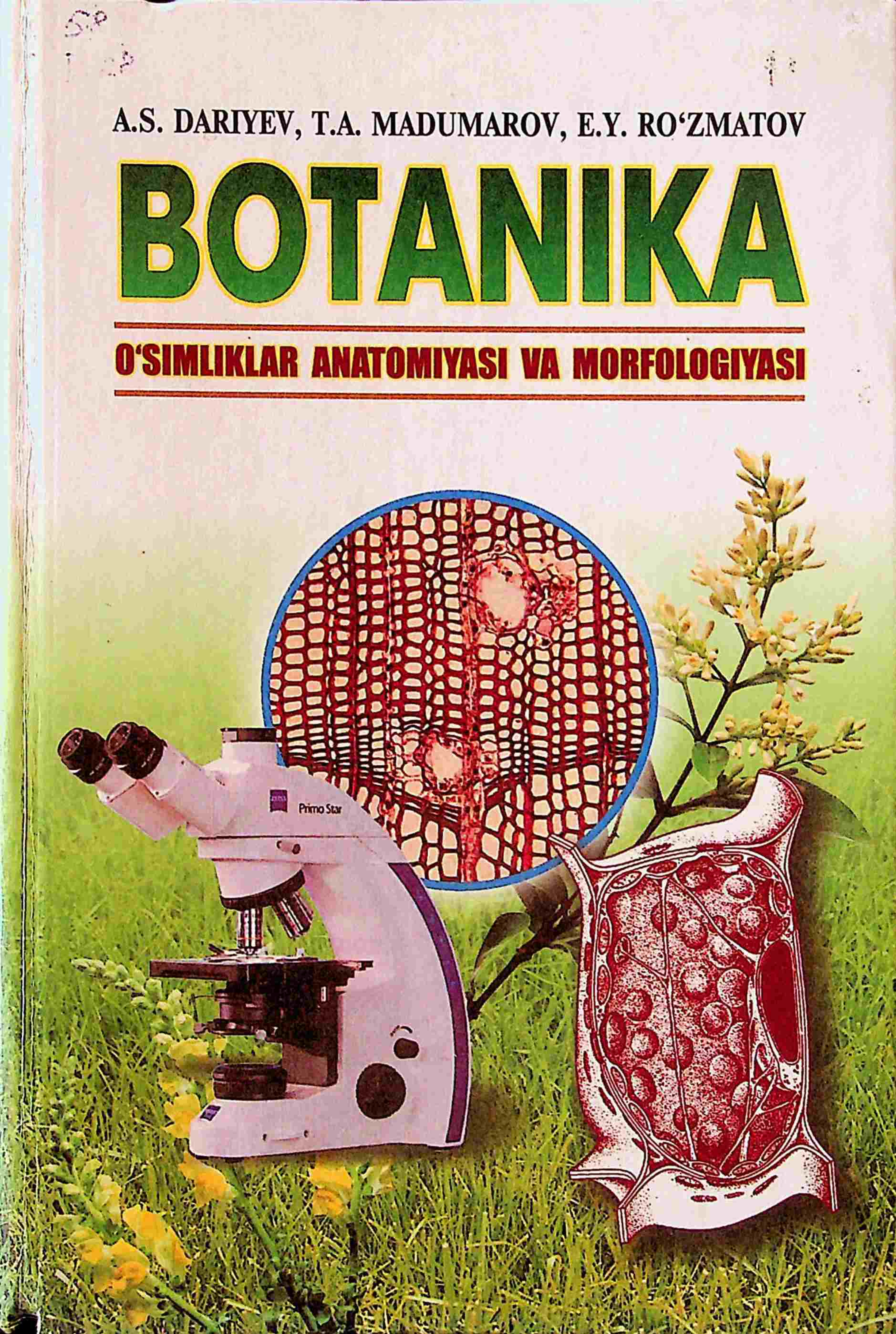 Botanika o'simliklar anatomiyasi va morfologiyasi