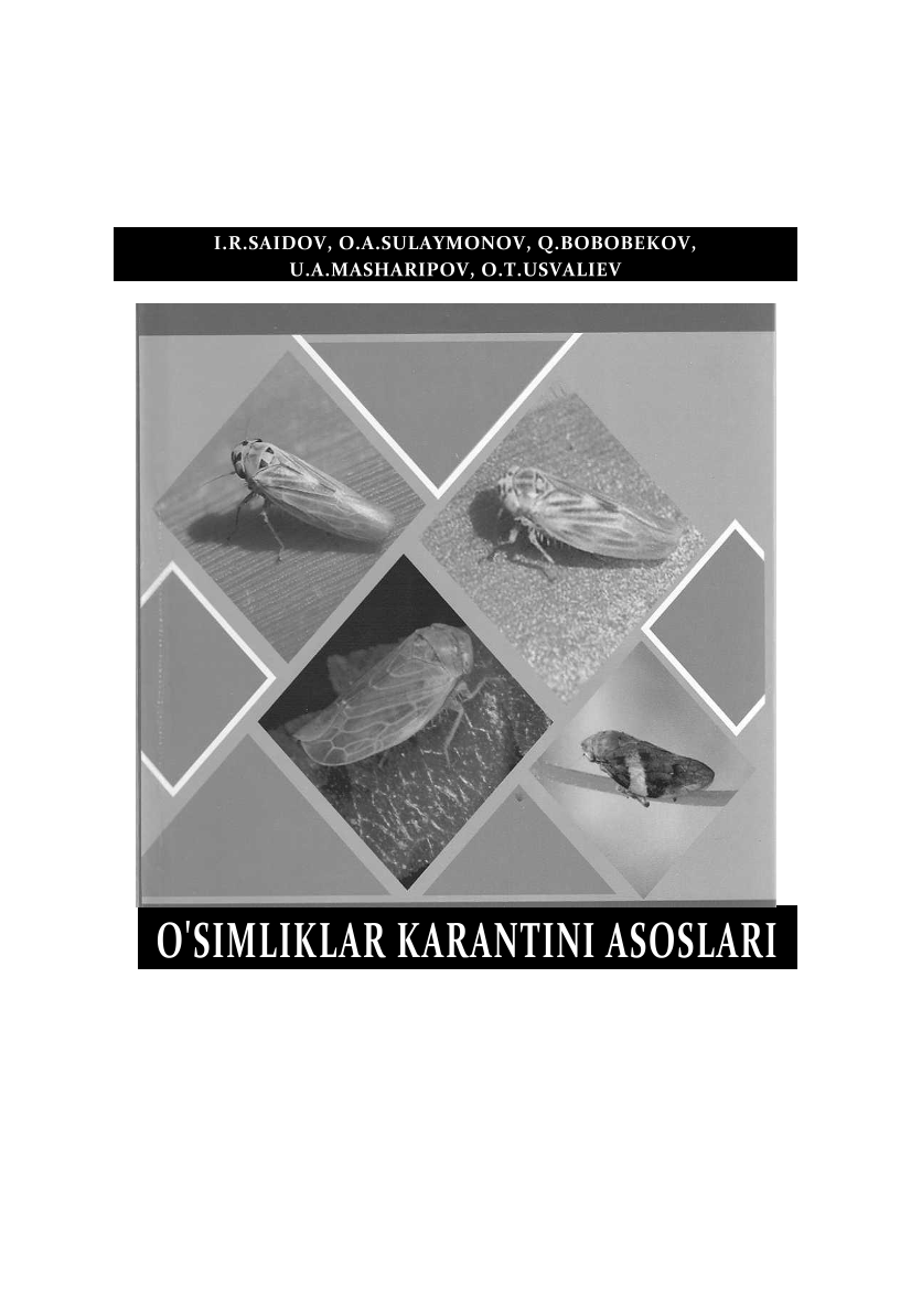 O'simliklar karantini asoslari