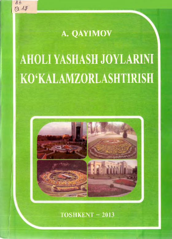 Aholi yashash joylarini ko`kalamzorlashtirish