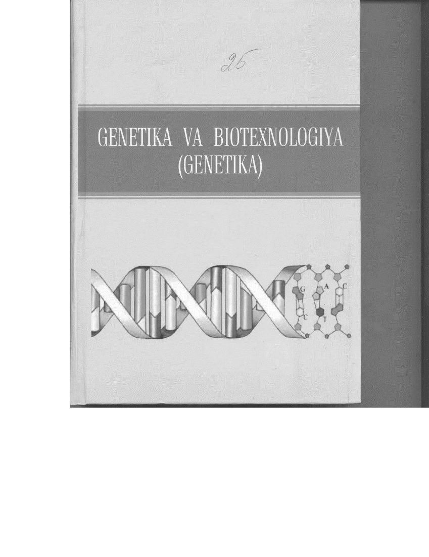 Genetika va biotexnologiya