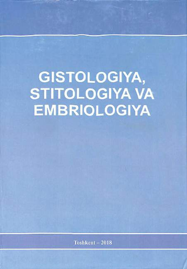 Gistologiya sitologiya, embriologiya